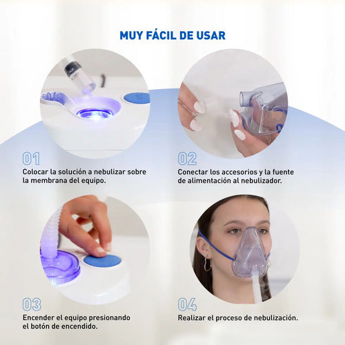 Nebulizador Ultrasónico Silfab Nuovo Piccolo N61 Blanco