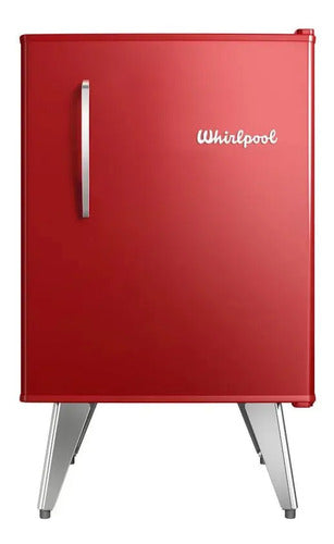 Heladera Whirlpool Retro Roja 76 Lts Rojo