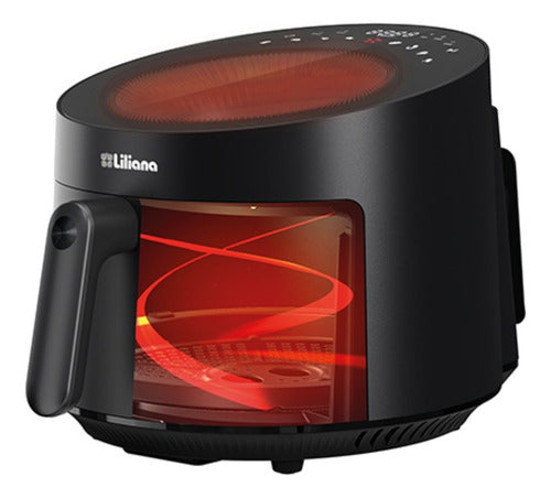 Freidora De Aire Liliana Lumifry 5l Color Negro