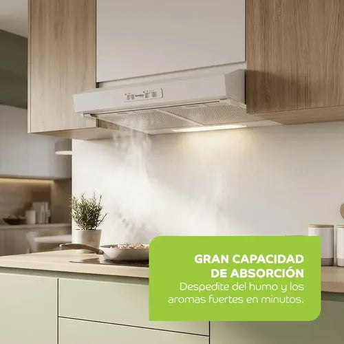 Purificador Eslabón De Lujo Eat61ab Blanco De 60 Cm Blanco