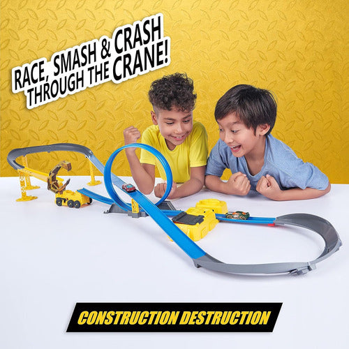 Set Pista Metal Machines Construction Destruction Zuru Cs Azul