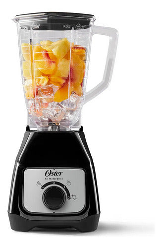 Licuadora Oster Blstkap Pica Hielo Acople Metálico 1.25l Negra 550w Color Negro