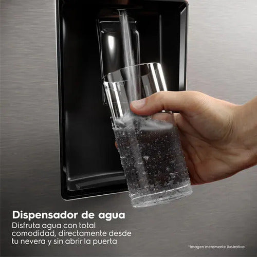 Heladera Gafa 257l No Frost Con Dispenser Agua Hgnw255p Plata