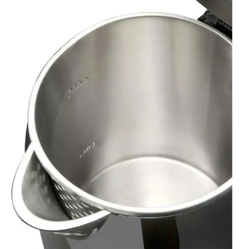 Pava Jarra Eléctrica Yelmo Pe-3912 Control Digital 2200w Cts Negro