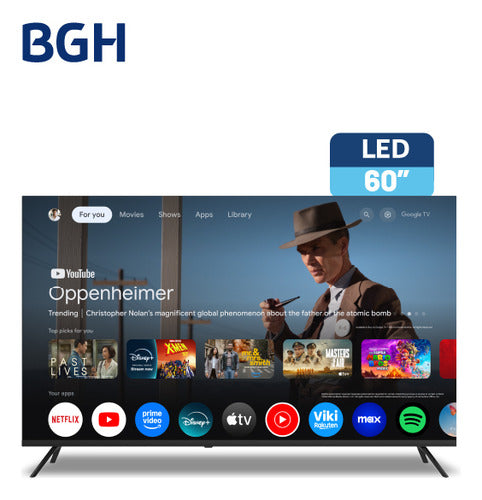 Smart Tv Led Bgh De 60'' B6026us6g 4k Google Tv