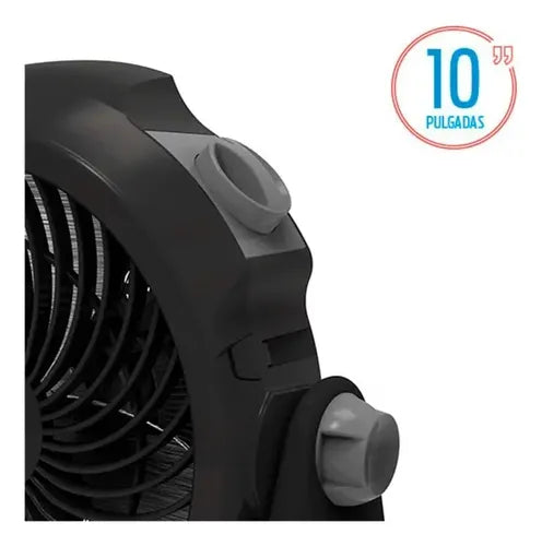 Ventilador Turbo 10 Vtf10p Liliana 25.4 Cm 50 Hz Negro