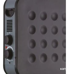 Calefactor Eléctrico Convector Con Termostato 2000w Color Negro Kanji-home Kjh-ch121