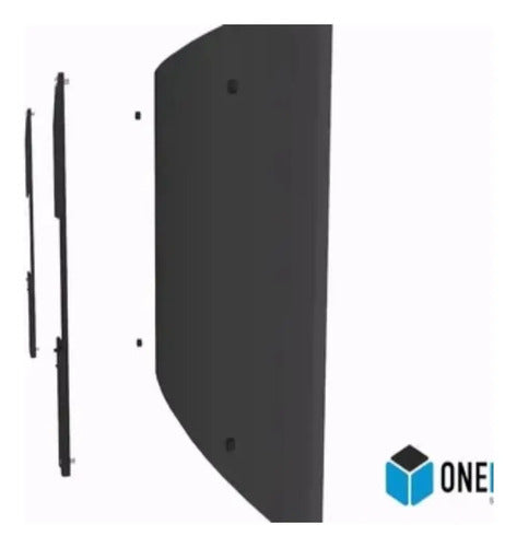 Soporte Móvil Extensible Para Tv Onebox Ob-smc37 De 32 A 70 Negro