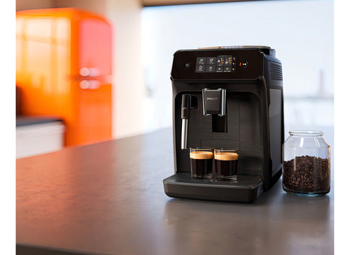 Cafetera Espresso Automatica Philips Serie 1200 Ep1220/02 Negro