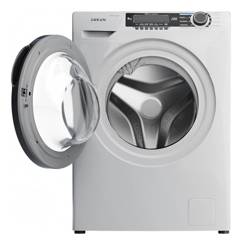 Lavarropas Automático Drean Lcfdr0814sb Inverter 8kg 1400rpm Blanco