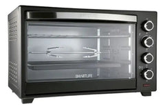 Horno Electrico Smartlife Conveccion Spiedo 70 Litros Color Negro