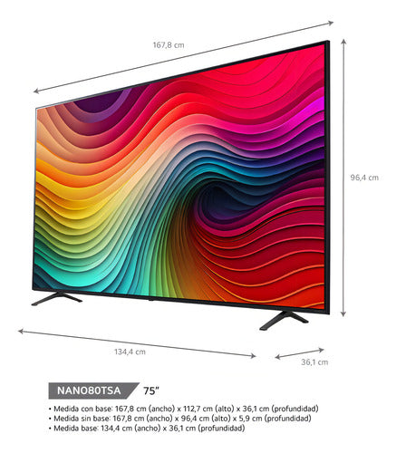 Smart Tv LG 75 75nano80tsa Nanocell 4k Uhd Thinq Ai