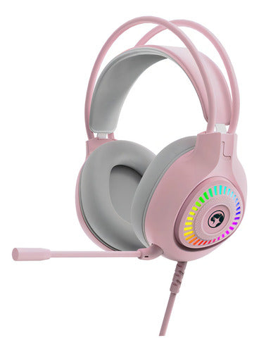 Auricular Headset Gaming Marvo H8325pk Scorpion Rosa Cts