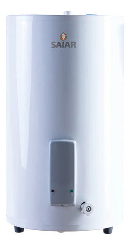 Termotanque Eléctrico Saiar Tepc085 85l Conexión Superior Blanco