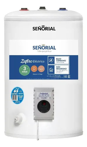 Termotanque Señorial Zafiro Eléctrico Teszp65 De 60l Blanco