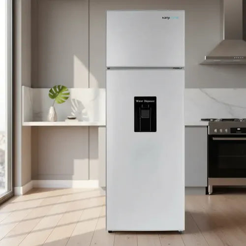 Heladera Con Freezer Kanji Kjh Hd300d Silver De 218l Gris