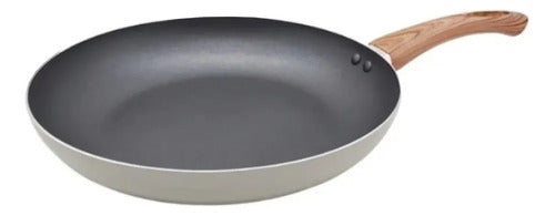 Bateria Set 5 Piezas Carol Cacerolas Sarten Aluminio Beige