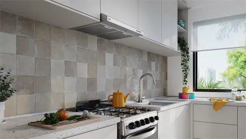 Extractor Purificador Gafa Dg6ss 3 Vel Luz Led De 60cm Gris