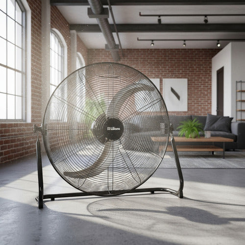 Turbo Ventilador Industrial Liliana 32 Vti32 2 Palas Metal - 81.28 Cm - 50 - Negro - Inox - Metal - 2