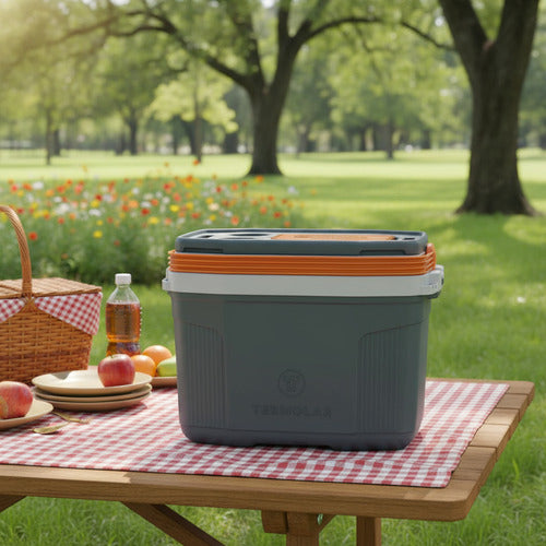 Heladera Conservadora Suv Termolar De 20l Gris Playa Picnic - Gris