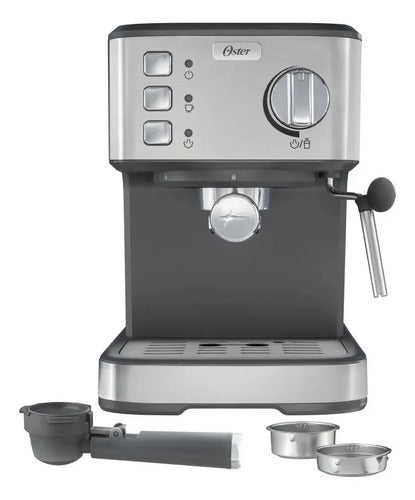 Cafetera Espresso Oster 15 Bares Bvstem5 Plateado