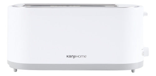Tostadora Kanjihome 1400w 4 Panes Color Blanca