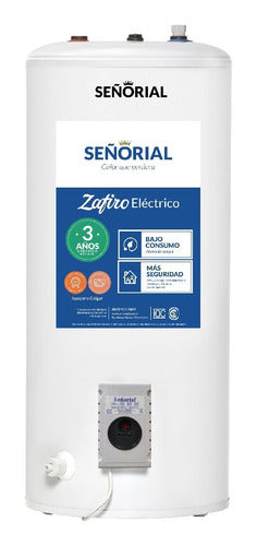 Termotanque Eléctrico Señorial Zafiro Tesz-95 Blanco