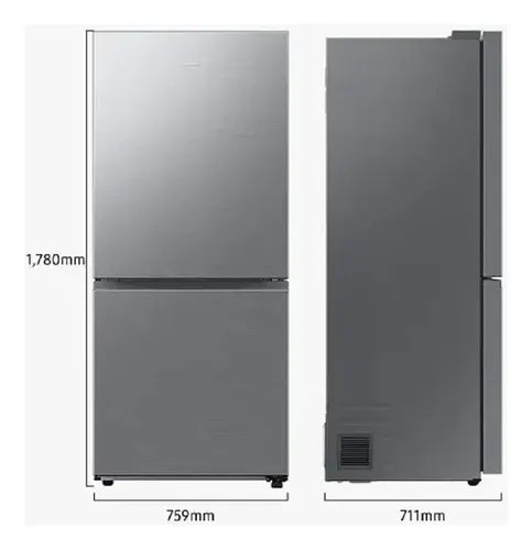 Heladera No Frost Samsung Rb45dg6300b1 Smart Space Max Black Doi