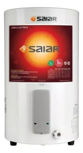 Termotanque Eléctrico Saiar Tepc085 85l Conexión Superior Blanco