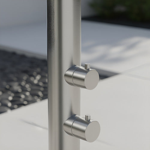 Griferia Ducha Para Exterior Fv 0320.01-ai Arena Acero Inox