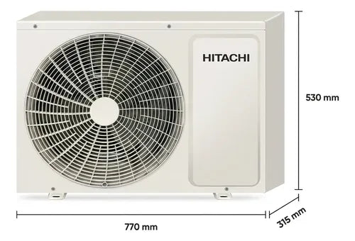 Aire Acondicionado Split Hitachi F/c Hsrp3300fceco-f 3300w Blanco
