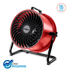 Turboventilador Industrial 16p 3en1 Liliana Vthd16r Rojo C 40.64 Cm 50 Rojo Negro Metal 3