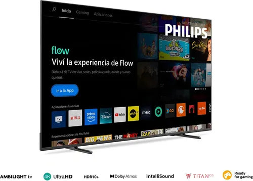 Smart Tv Led 55 4k 55pud8100 Titan Os Ambilight - Philips