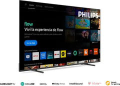 Smart Tv Led 55 4k 55pud8100 Titan Os Ambilight - Philips