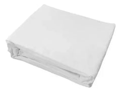 Juego Sabanas Twin Vivendi Premium 300 Hilos Blancas Cts Blanco Liso