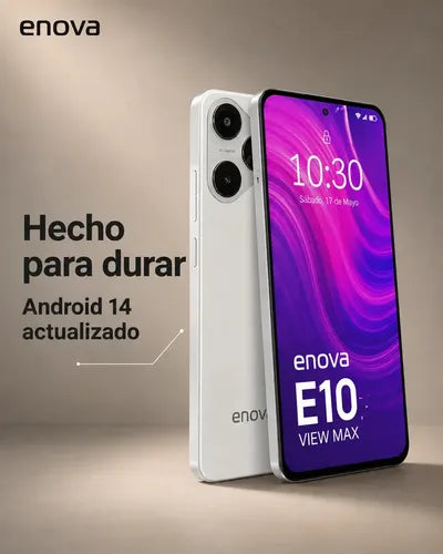 CELULAR ENOVA E10 VIEW MAX BLANCO 3-32GB - 30+5MP