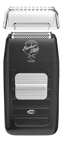 Afeitadora Inalambrica Gama Barber Style Bateria Litio Color Negro