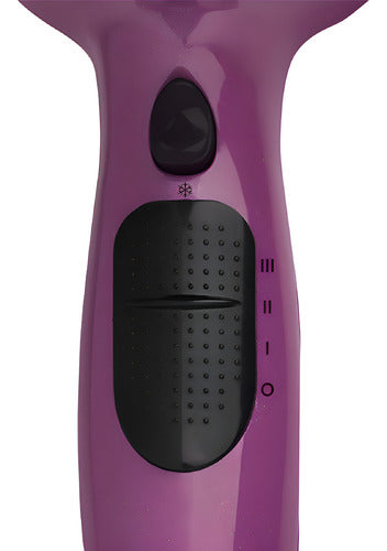 Secador De Pelo Revlon Rvdr773la2av1 2000w Control Frizz - Violeta
