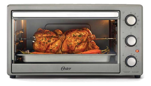 Horno Electrico Oster Tssttv60mnar 60 Litros Gris