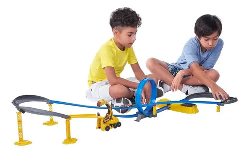 Set Pista Metal Machines Construction Destruction Zuru C Azul