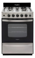 Cocina Whirlpool Wfx57dw Gas Natural Acero Inox 56 Cm Inox