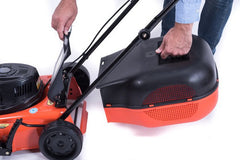Cortadora De Pasto Eléctrica Dibra R32gb Con Bolsa Recolectora De 1000w Y Color Naranja/negro