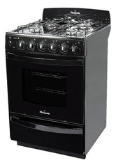Cocina Multigas Florencia 5537 Negra Con Encendido Electrico Negro