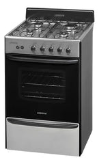 Cocina Longvie Standard12331x Color Acero Inoxidable Con Puerta Con Visor