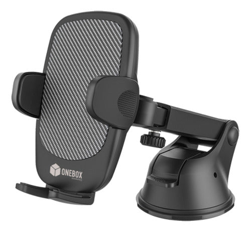 Soporte Para Auto Tablero O Parabrisas Celular Onebox Ob-cv5 Negro