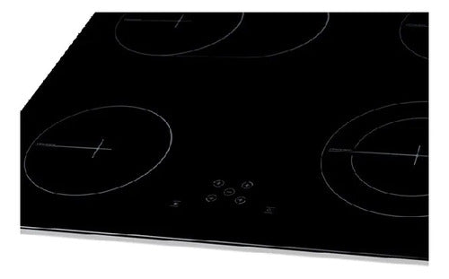 Anafe Eléctrico Vitrocerámico Ae08-00020 Vitro De 60 Cm Negro