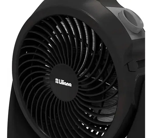 Ventilador Turbo 10 Vtf10p Liliana 25.4 Cm 50 Hz Negro