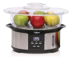 Vaporera Eléctrica Liliana Naturel Av930 Color Gris/negro 1.05kw 50 Hz