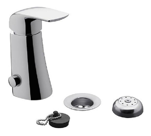 Monocomando Para Bide Griferia Fv Epuyén 0189/l2-cr Cromo