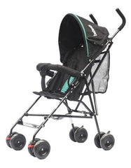 Cochecito Rodado Plegable Paraguitas Para Bebe Bebesit 1052 Negro/verde